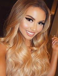 Fryzury Długie Na co dzień Kręcone Rozpuszczone Blond - 3101538