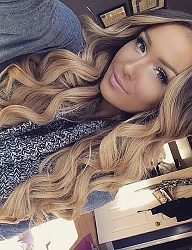 Fryzury Długie Na co dzień Kręcone Rozpuszczone Blond - 3077303