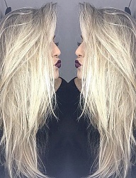 Fryzury Długie Na co dzień Proste Rozpuszczone Blond - 3006526
