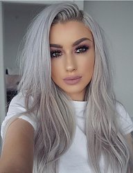 Fryzury Długie Na co dzień Proste Rozpuszczone Blond - 3267200