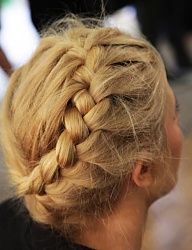 Fryzury Długie Na co dzień Proste Warkocze Blond - 1311253