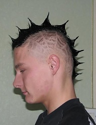 Fryzury Średnie Alternatywne Punk Rock - 17717
