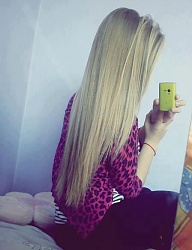 Fryzury Długie Na co dzień Proste Rozpuszczone Blond - 2116092