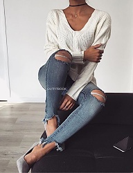 Moda Spodnie Jeansy - 3215993