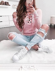 Moda Spodnie Jeansy - 3216004