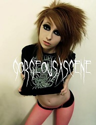 Fryzury Średnie Alternatywne EMO - 242578