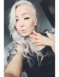 Fryzury Średnie Na co dzień Kręcone Rozpuszczone Blond - 3033039