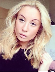 Fryzury Średnie Na co dzień Kręcone Rozpuszczone Blond - 2989395