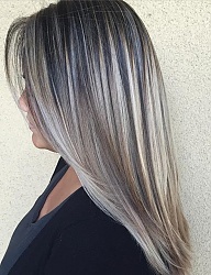 Fryzury Długie Na co dzień Proste Rozpuszczone Blond - 3112755