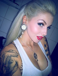 Fryzury Długie Na co dzień Proste Upięcie Blond - 2171523