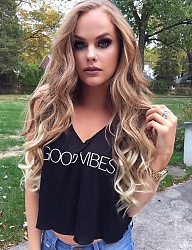 Fryzury Długie Na co dzień Kręcone Rozpuszczone Blond - 3077293