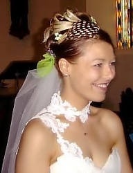 Fryzury Średnie Ślubne - 120560