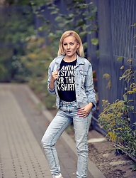 Fryzury Średnie Na co dzień Proste Rozpuszczone Blond - 3201925
