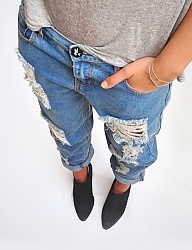 Moda Spodnie Jeansy - 2142285