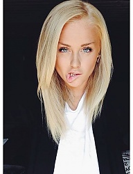 Fryzury Długie Na co dzień Proste Rozpuszczone Blond - 2118512
