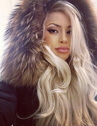 Fryzury Długie Na co dzień Kręcone Rozpuszczone Blond - 3000675