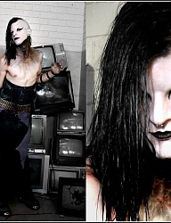 Fryzury Męskie Krótkie Alternatywne Punk Rock Czarne - 1474617