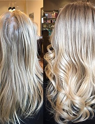 Fryzury Długie Wieczorowe Kręcone Rozpuszczone Blond - 3268470