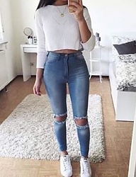Moda Spodnie Jeansy - 3202102