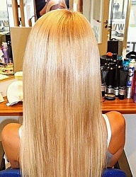 Fryzury Długie Na co dzień Proste Rozpuszczone Blond - 2057813