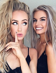 Fryzury Długie Na co dzień Proste Rozpuszczone Blond - 3133141