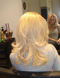 Fryzury Długie Na co dzień Kręcone Rozpuszczone Blond - 2120477