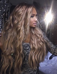 Fryzury Długie Na co dzień Kręcone Rozpuszczone Blond - 3036712