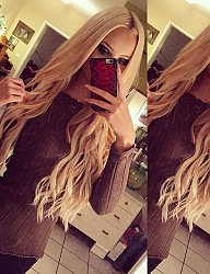 Fryzury Długie Na co dzień Kręcone Rozpuszczone Blond - 3078431