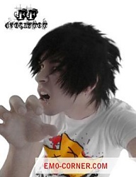 Fryzury Średnie Alternatywne EMO - 308506