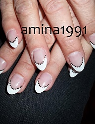 Paznokcie French - 1070557