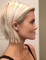 Fryzury Krótkie Na co dzień Proste Rozpuszczone Blond - 3270539