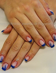 Paznokcie Żel French Kwadratowe - 2626971