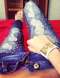 Moda Spodnie Jeansy - 1608906