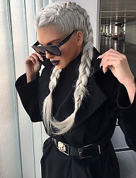 Fryzury Długie Na co dzień Kręcone Warkocze Blond - 3133580