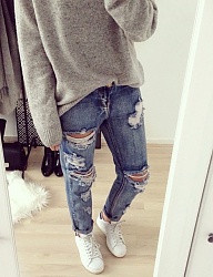 Moda Spodnie Jeansy - 2908441