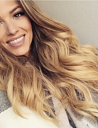 Fryzury Długie Na co dzień Kręcone Rozpuszczone Blond - 3097002