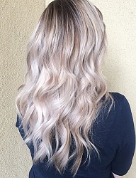 Fryzury Długie Na co dzień Kręcone Rozpuszczone Blond - 3112874