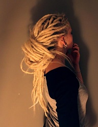 Fryzury Długie Alternatywne Dredy Blond - 1377811