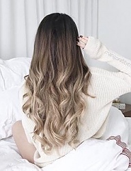 Fryzury Długie Na co dzień Kręcone Rozpuszczone Blond - 3209059