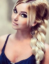 Fryzury Długie Na co dzień Proste Warkocze Blond - 2866898