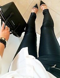 Moda Spodnie Skórzane - 2888296
