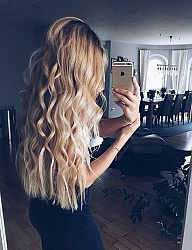 Fryzury Długie Na co dzień Kręcone Rozpuszczone Blond - 3141289