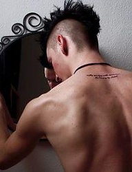Fryzury Męskie Krótkie Alternatywne Punk Rock Czarne - 1176859