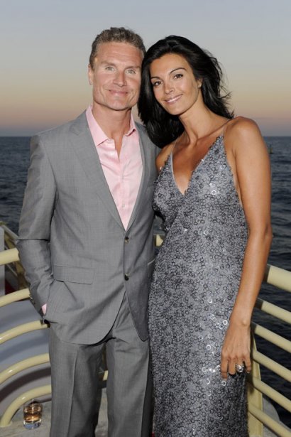 David Coulthard i Karen Minier  