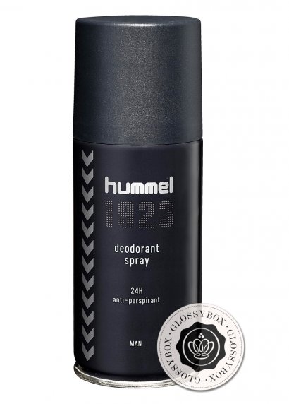MARKA: HUMMEL
PRODUKT: Antyperspirant w spray’u
CENA: 19,95 zł / 150 ml 
Opis produktu: Sportowy zapach bazujący na zdecydowanych nutach tworzących bardzo męską kompozycję. Antyperspirant daje 24 godzinna ochronę. Nie zawiera alkoholu.
