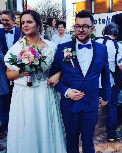 Agnieszka zamieściła niedawno na Instagramie zdjęcie ze ślubu z Wojtkiem!