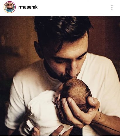 Miesiąc temu Rafał Maserak został ojcem.