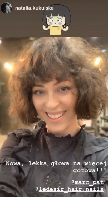 Natalia Kukulska obcięła włosy i zrobiła sobie grzywkę!