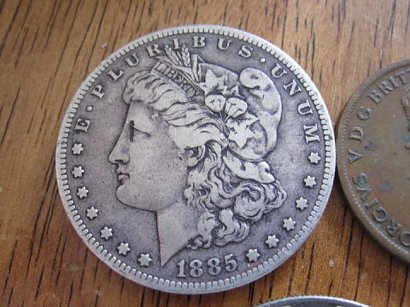 monety z 1885 roku!