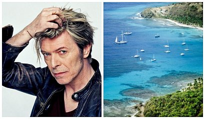 Nieżyjący już David Bowie kupił ziemię i zbudował wspaniały dom na wyspie Mustique.